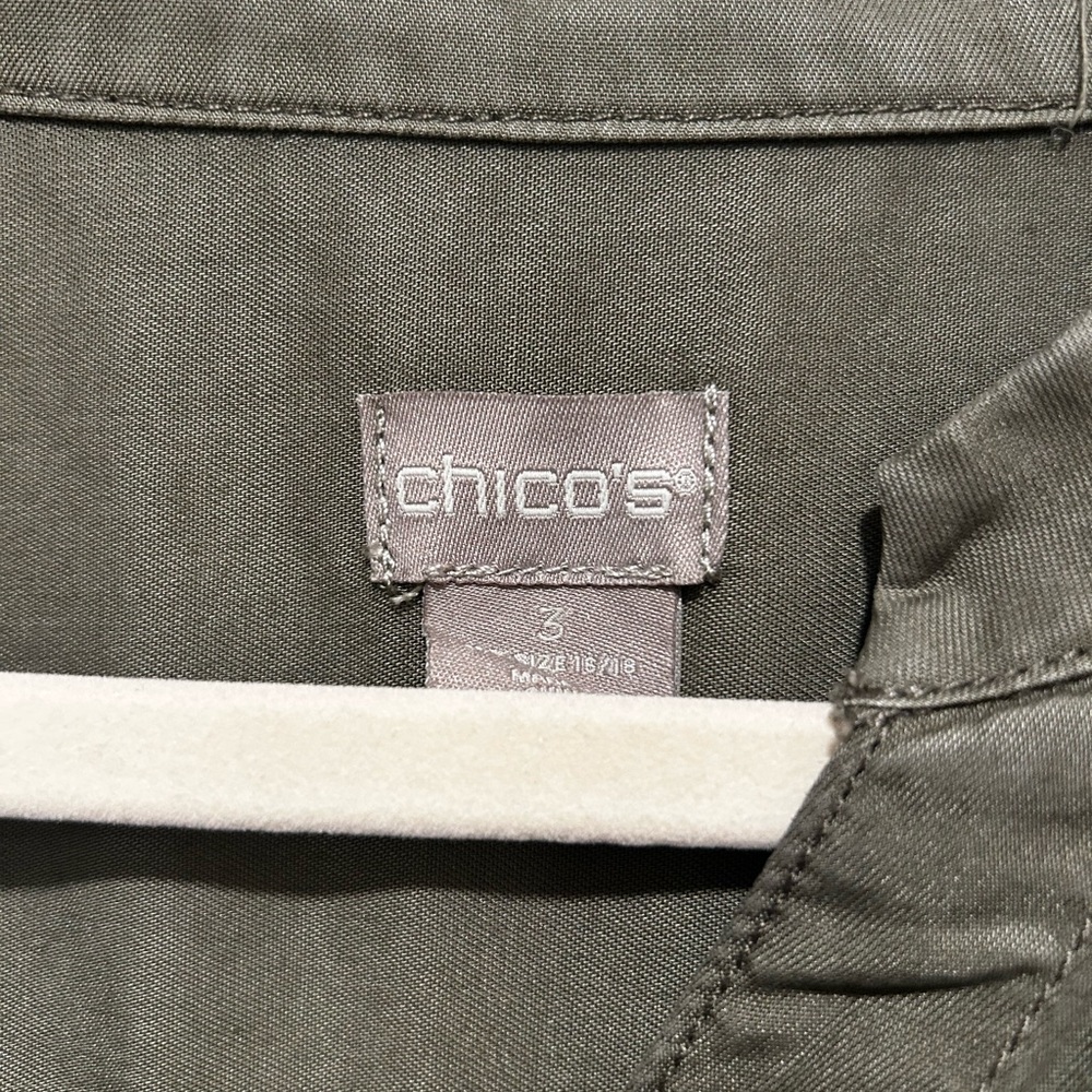 Chico’s - Green - Button Down - image 3